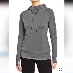 Old Navy Cinch Tie Hoodie with Thumb Holes